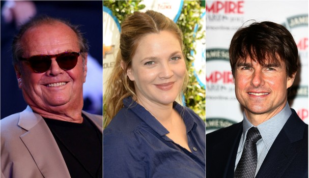 Jack Nicholson, Drew Barrymore e Tom Cruise foram algumas das celebridades que tiveram suas vidas expostas em livros (Foto: Getty Images)