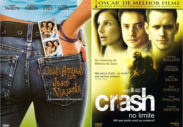 Quatro Amigas e um Jeans Viajante e Crash: No Limite (Foto: Divulgação)