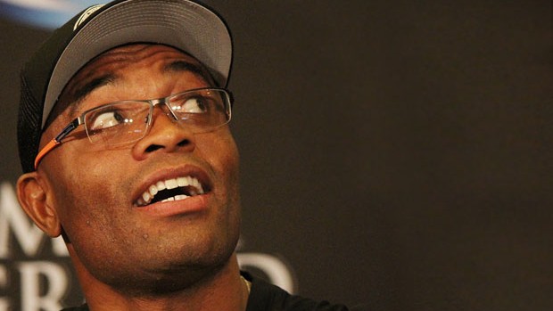 Anderson Silva MMA UFC Coletiva (Foto: Evelyn Rodrigues)