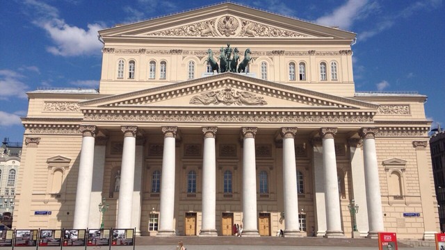 Sede do Teatro Bolshoi, em Moscou (Foto: RBS TV/Divulgação)