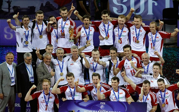 vôlei polônia campeã da liga mundial 2012 (Foto: Agência Reuters)