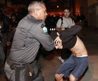 Protesto contra 
a Copa no Rio 
tem 15 detidos (Domingos Peixoto/Agência O Globo)