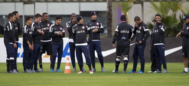 Corinthians treino grupo jogadores (Foto: Daniel Augusto Jr / Agência Corinthians)