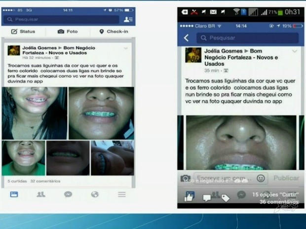 Falsa dentista oferecia serviços com descontos na internet (Foto: TV Verdes Mares/Reprodução)