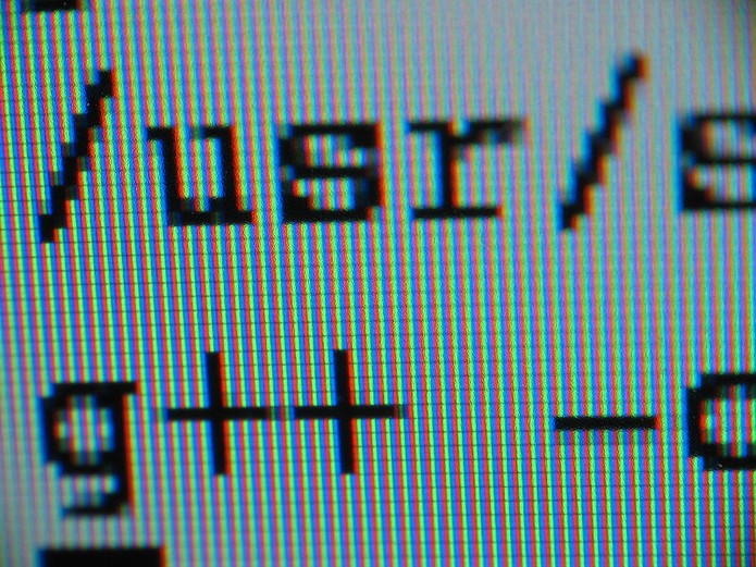 Pixels são esses quadradinhos que formam a imagem na tela (Foto: Daniel Schwen/Creative Commons) Pixels são esses quadradinhos que formam a imagem na tela (Foto: Daniel Schwen/Creative Commons)