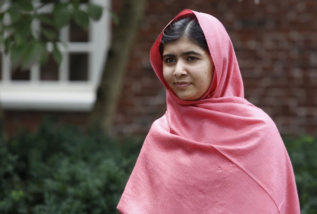 Malala em foto de 27 de setembro de 2013 (Foto: Jessica Rinaldi/AP)