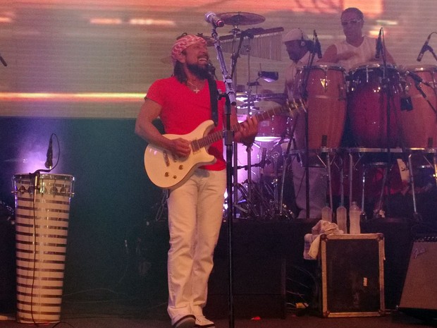 Bell Marques faz último show de palco antes de seguir em carreira solo (Foto: Jairo Gonçalves/G1)