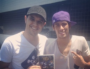 Neymar posta foto com Marcelinho da Turma do Pagode (Foto: Reprodução / Instagram)