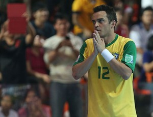 falcao brasil x espanha futsal (Foto: Getty Images)