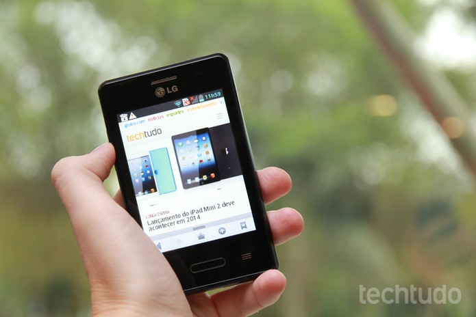 Optimus L3 2 (Foto: TechTudo) Optimus L3 2 (Foto: TechTudo)