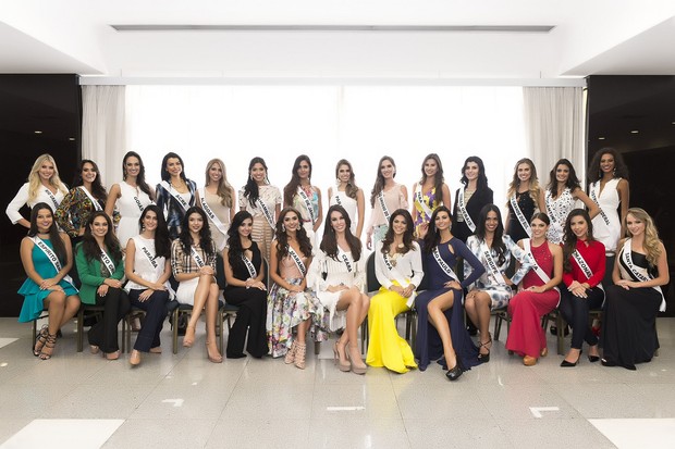 Candidatas ao Miss Brasil 2015 (Foto: Lucas Ismael / Band)
