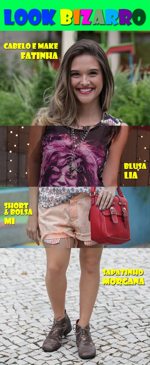 Look bizarro (Foto: Malhação / TV Globo)