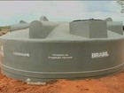 Governo troca cisternas de cimento por reservatórios de plástico