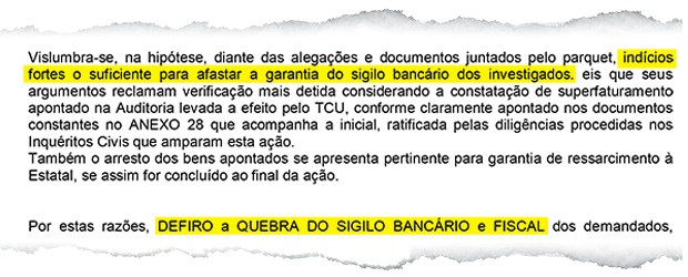 Pedido de liminar (Foto: reprodução)