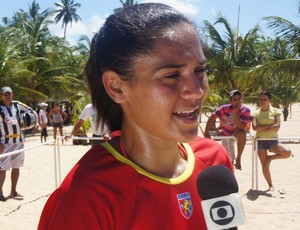 Open de Beach Soccer Feminino da Paraíba (Foto: Larissa Keren)