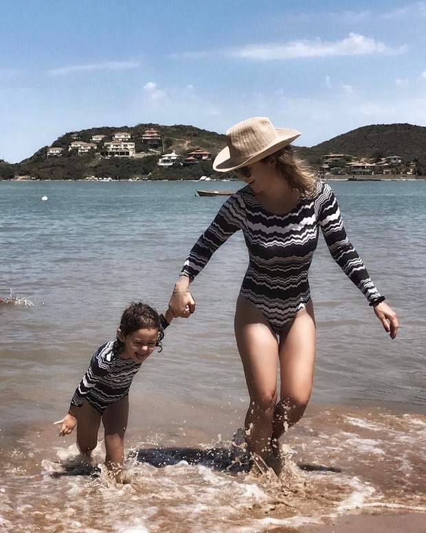 Guilhermina Guinle com a filha, Mina (Foto: Reprodução / Instagram)