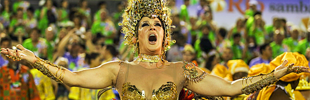 Resgate da alma africana marcou o desfile (Rodrigo Gorosito/G1)