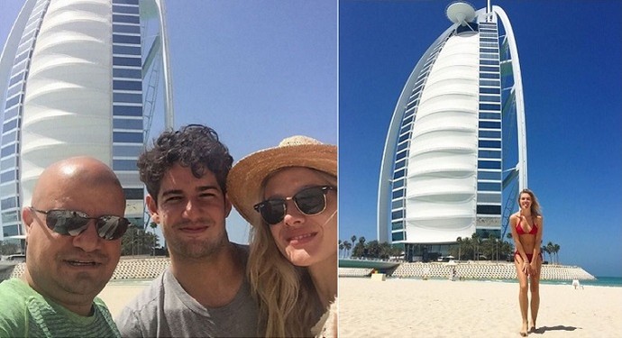 Pato e Fiorella Mattheis Dubai (Foto: Reprodução Instagram)