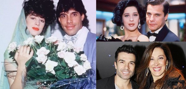Os três casamentos: com Alexandre Frota, em 1987; Edson Celulari, em 1992, e, desde 2011, com Jarbas Homem de Mello (Foto: Reprodução/ Ag News)