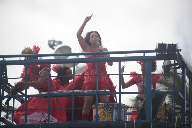 Daniela Mercury no carnaval de Salvador de 2014 (Foto: Dilson Silva / Agnews)