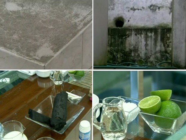 Veja dicas para eliminar o mofo usando vinagre, limão, carvão e giz (Foto: Mais Você / TV Globo)