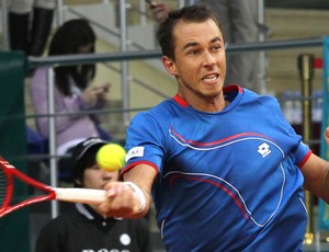Lukas Rosol tênis Copa Davis Rep. Tcheca (Foto: AFP)