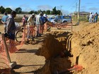 Motociclista morre ao cair em obra municipal (Anderson Oliveira / Blog do Anderson)