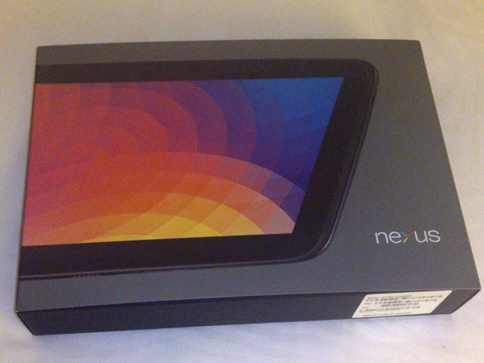 Nexus 10 ainda na caixa (Foto: TechTudo / Fabrício Vitorino) Nexus 10 ainda na caixa (Foto: TechTudo / Fabrício Vitorino)