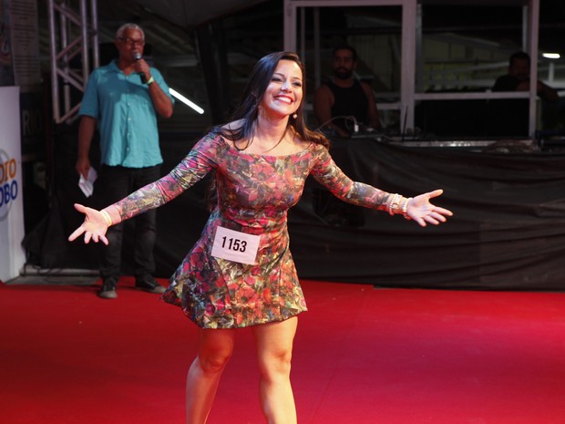 Monalisa Lima na semifinal do concurso Beleza Nordestina no Rio (Foto: Anderson Barros/ EGO)