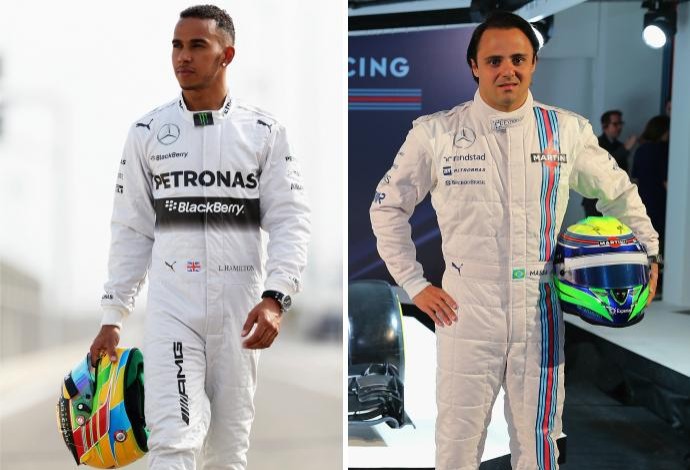 Para Mark Webber, Lewis Hamilton e Felipe Massa são dois pilotos com potencial de vitória em 2014 (Foto: Getty Images)