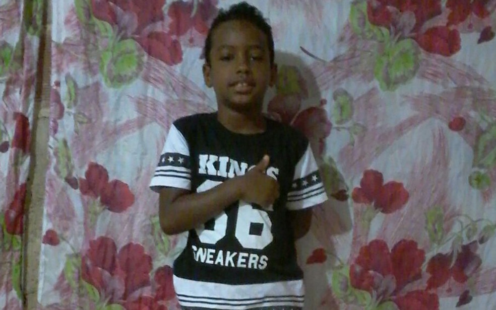 Victor Flávio Cardoso tinha 8 anos (Foto: Acervo pessoal)