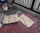 Invasores de prédio da Oi deixam catedral (Káthia Mello/G1)