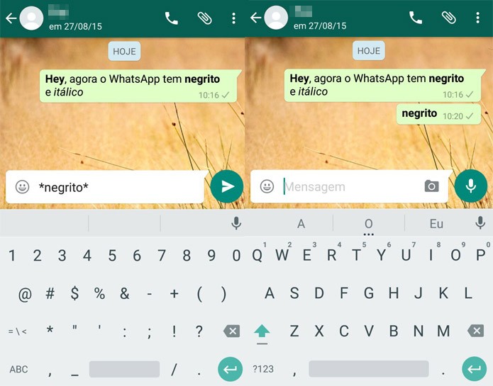 passo-21 Como configurar texto em negrito e itálico no WhatsApp do Android