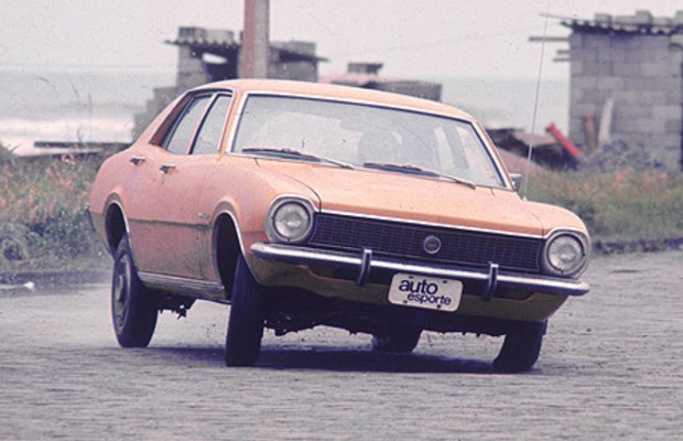 Ford Maverick em teste feito pela revista Autoesporte em 1973 (Foto: Reprodução)