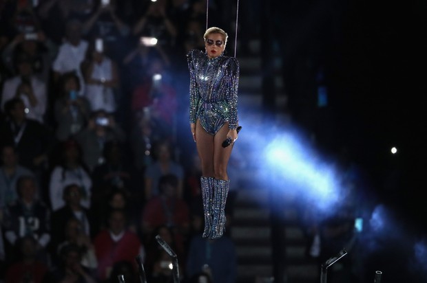 Lady Gaga no SuperBowl (Foto: Patrick Smith/Getty Images)