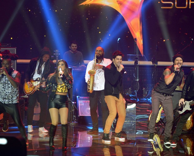 Rádio Hits palco Duelos 3 (Foto: Camila Serejo/TV Globo)