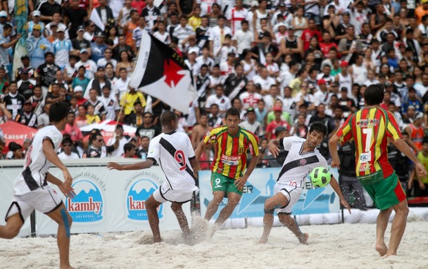 Sampaio Corrêa e Vasco da Gama, na Copa do Brasil, de futebol de areia (Foto: Divulgação/CBBS)