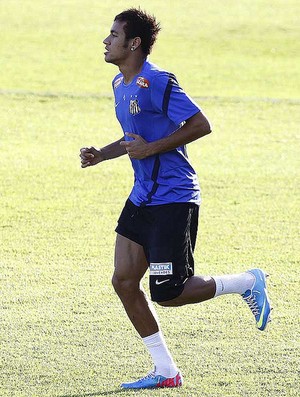 Neymar treino Santos (Foto: Ricardo Saibun/Divulgação Santos FC)