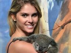 Bárbara Evans tira foto com coala na Austrália: ‘Muito fofo’