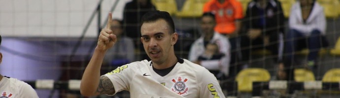 Leandro Caires Corinthians Marechal Rondon Liga Nacional de Futsal (Foto: Yuri Gomes/Elite Comunicação)