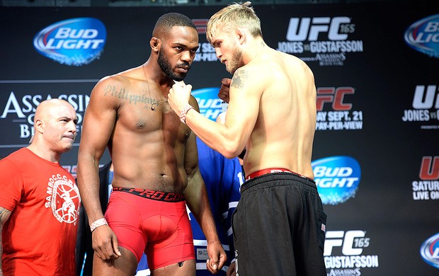 Encarada UFC 165 Jon Jones e Gustafsson (Foto: Getty Images)