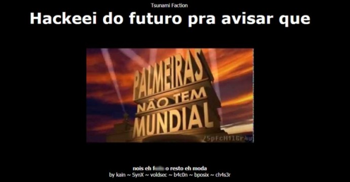 Agora com provocação ao Palmeiras, site do Santos volta a ser hackeado