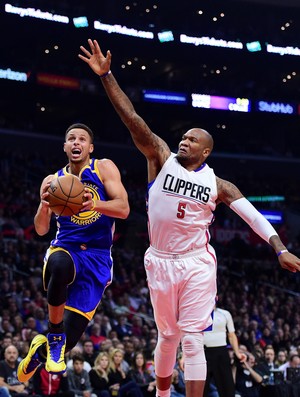 Stephen Curry Warriors x Clippers NBA (Foto: Getty)
