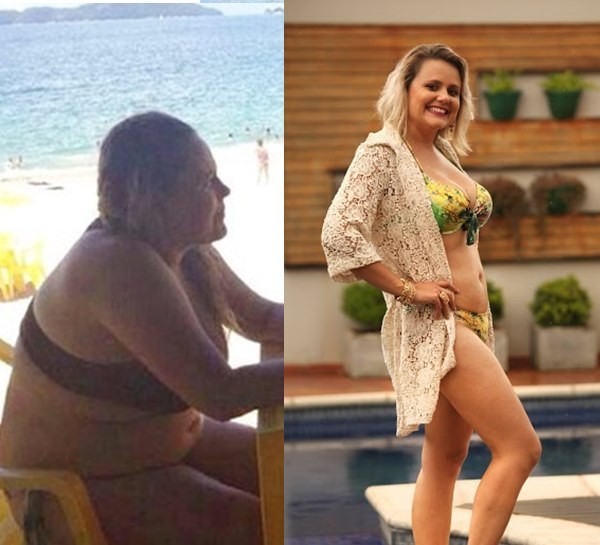 Rosana Maldonado perdeu 30 quilos em seis meses de dieta (Foto: Arquivo pessoal)