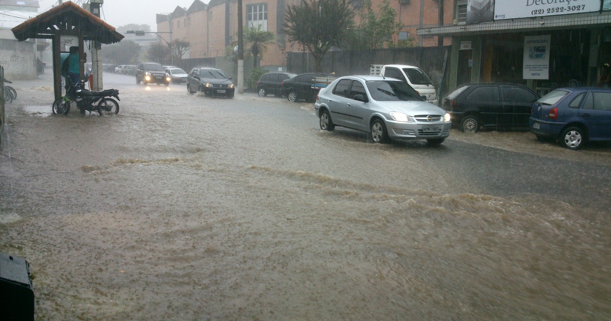 G1 Chuva Forte Em Nova Friburgo RJ Alaga Avenida No Bairro Olaria