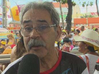 Presidente do bloco, Alexandre Maranhão (Foto: Reprodução/TV Globo)