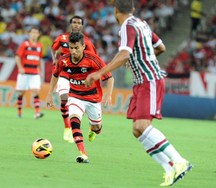 Rafinha Flamengo x Fluminense (Foto: Alexandre Vidal / Flaimagem)