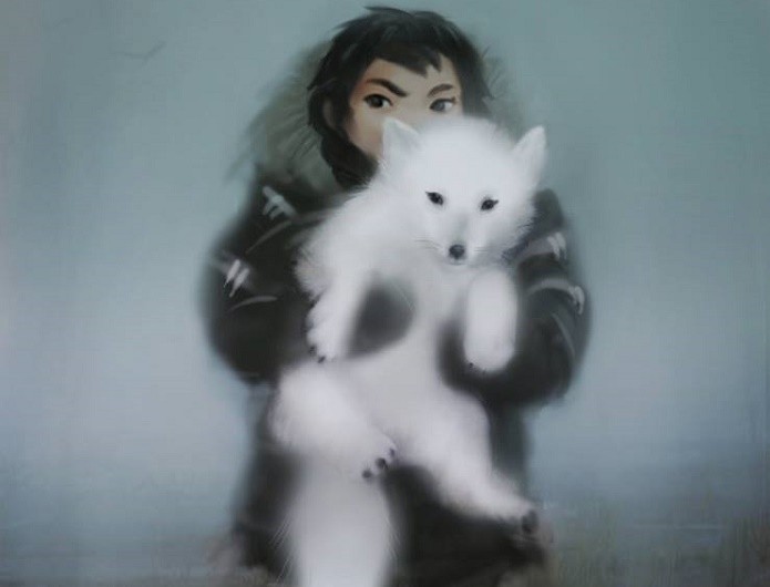 Never Alone: Nuna e a raposa-do-Ártico, sua fiel companheira (Foto: Divulgação)