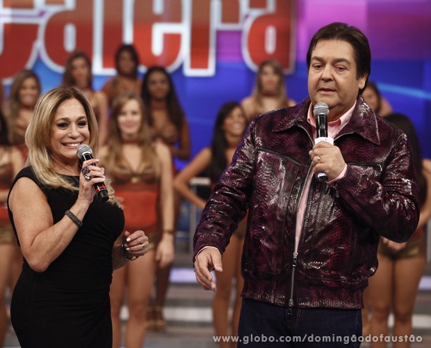 Susana Vieira (Foto: Domingão do Faustão / TV Globo)