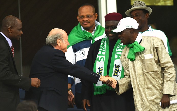 Joseph Blatter, Nigéria x Bósnia (Foto: Getty Images)